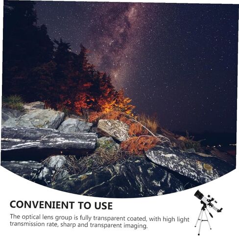 Zoom Refracting Astronomical Telescope with Angle Fully Coated Optics Tripod and Phone Holder for Adults and Beginner Astronomy Enthusiasts in Kuwait