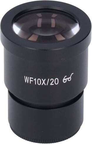 عدسة مجهر WF10X/20 عدسة مجهر ستيريو للمختبر، واجهة 30 مم، نقطة عين عالية، عدسة عينية واسعة الزاوية in Kuwait