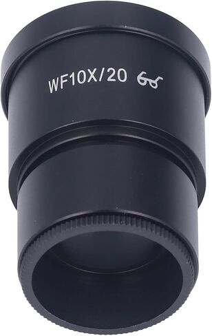 عدسة مجهر WF10X/20 عدسة مجهر ستيريو للمختبر، واجهة 30 مم، نقطة عين عالية، عدسة عينية واسعة الزاوية in Kuwait