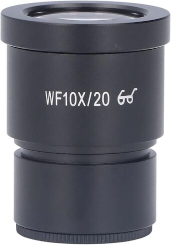 عدسة مجهر WF10X/20 عدسة مجهر ستيريو للمختبر، واجهة 30 مم، نقطة عين عالية، عدسة عينية واسعة الزاوية in Kuwait