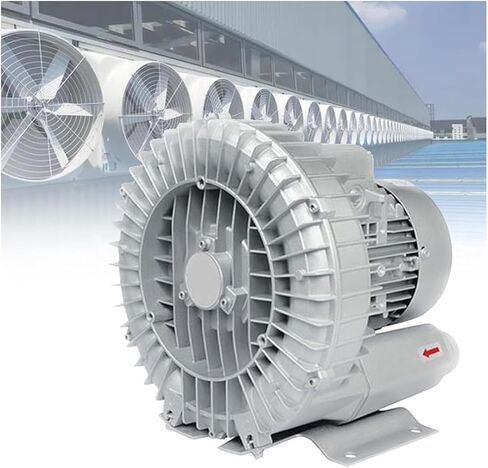 High-Pressure Regenerative Blower High Pressure Vortex Ring Blower Sewage Aeration Vortex, Industrial Vacuum Pump 0.16HP 1.48HP Air Pump for Sewage Aeration(550W/0.74HP) in Saudi Arabia
