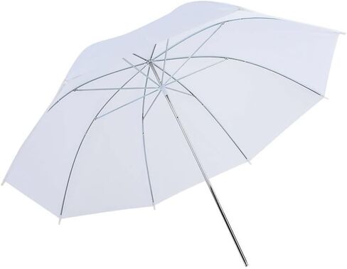 Andoer 50cm/20 Inch Photography Light Reflector Umbrella Camera Accessories Flash Diffuser Soft White Studio Photography Lighting Umbrella Accessory in Saudi Arabia