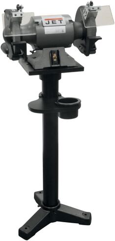 Jet Tools - JBG-8A, 8" Shop Grinder & JPS-2A Stand (577102K),Black,Grey in Kuwait