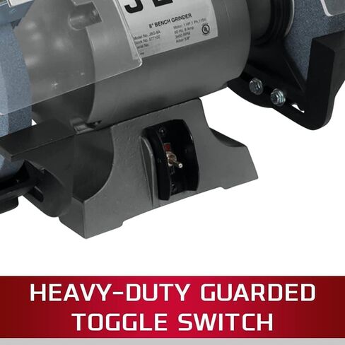 Jet Tools - JBG-8A, 8" Shop Grinder & JPS-2A Stand (577102K),Black,Grey in Kuwait