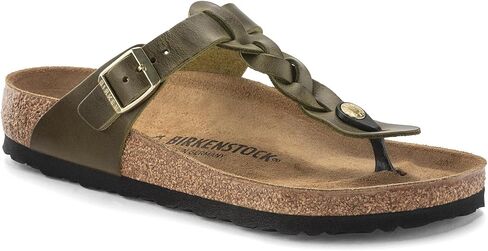 Birkenstock Women's Gizeh Braid Habana Leather 42 R in Kuwait