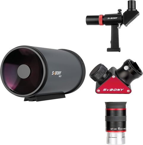 مجموعة مراقبة علم الفلك MK127، تلسكوب MK127 مع مرآة عازلة SV188P قطرية للنجمة، عدسة تلسكوب 6 مم، نطاق مكتشف الزاوية اليمنى SV182 6x30، تلسكوب انكساري ضوئي للرؤية الكوكبية in Kuwait