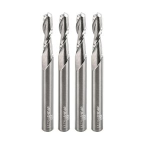 Solid Carbide Router Bits, 7/32" CD, 1/4" SH, 3/4" CL, Up Cut, USA Made Spiral Bit for CNC, Hand & Table Routers US27218U in Kuwait