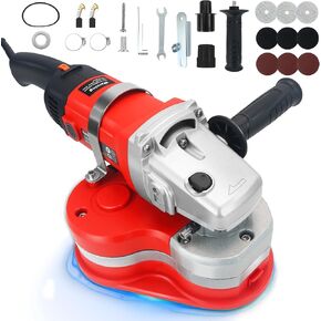 Upgraded Electric Diamond Polisher Machine, Concrete Grinder Kit for Concrete Floor, Granite Polishing and Epoxy Floors, 8" Grinding Diameter Equipped with 6-Speed Adjustment and Removable Dust Cover in Saudi Arabia