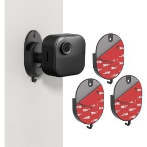 مجموعة من 3 قطع مثبتة على الحائط لكاميرا Blink - بدون دعامة لاصقة للثقب لـ Blink Mini، Mini 2، Outdoor 4 & Indoor - تثبيت قوي، خالي من الأضرار، سهل التركيب in Kuwait
