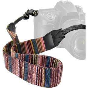 حزام رقبة الكاميرا لطيف للمصورين النساء، حزام منسوج بوهيمي لحزام حبل الكاميرا SLR DSLR أو حزام المناظير in Kuwait