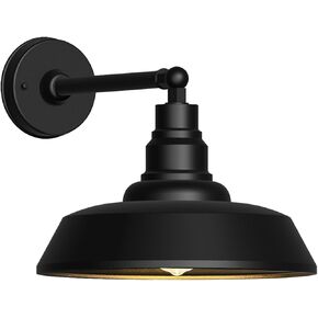 21" Large Outdoor Barn Light with Gooseneck Arm - Farmhouse Exterior Light Fixture Wall Mount, Industrial Outdoor Wall Light, Great for Patio and Porch Light in Kuwait