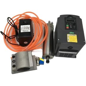 380V 3KW 24000rpm ER20 100mm water-cooled spindle motor + 4kw inverter VFD + 75W water pump kit in Saudi Arabia