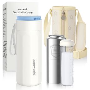 Portable Bottle Warmer for Travel, 20 oz Large Capacity Bottle Warmer On The Go, 10400mAh Long-Lasting Battery&Super Fast Charging in 2.5 Hours, Fast Heating for Breastmilk, Formula, Water in Saudi Arabia