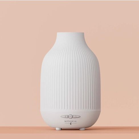 Rechargeable Essential Oil Diffuser – Cordless White Stone Aromatherapy Diffuser with LED Light, 250ml Water Tank, Portable & Silent Mist for Home, Bedroom, Office in Saudi Arabia