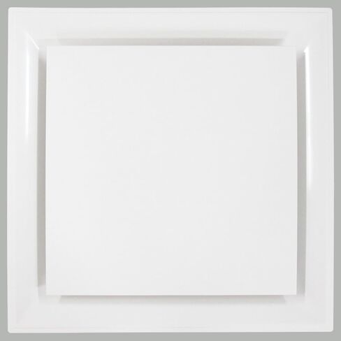 STR-PQ-12W - Diffuser: Ceiling, 23 3/4 in H, 23 3/4 in W, Lay-in, 12 in Duct, Plastic, Square Plaque, in Saudi Arabia