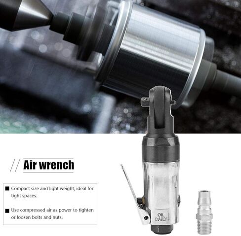 Air Ratchet Mini Palm Air Wrench Pneumatic Ratchet 1/4 or 3/8 Inch Composite Drive Straight Shank Air Ratchet Wrench(3/8") in Saudi Arabia