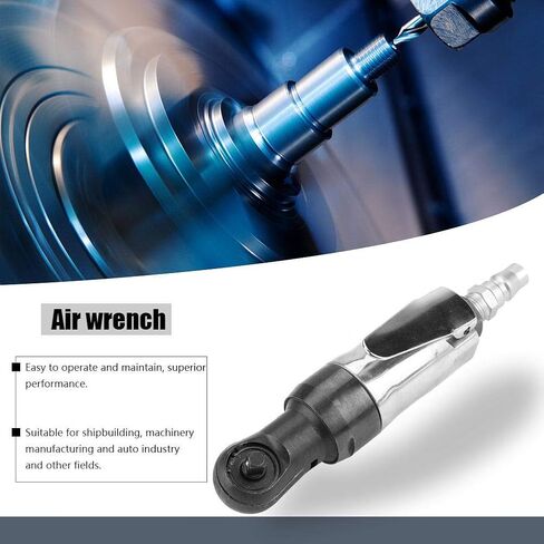 Air Ratchet Mini Palm Air Wrench Pneumatic Ratchet 1/4 or 3/8 Inch Composite Drive Straight Shank Air Ratchet Wrench(3/8") in Saudi Arabia