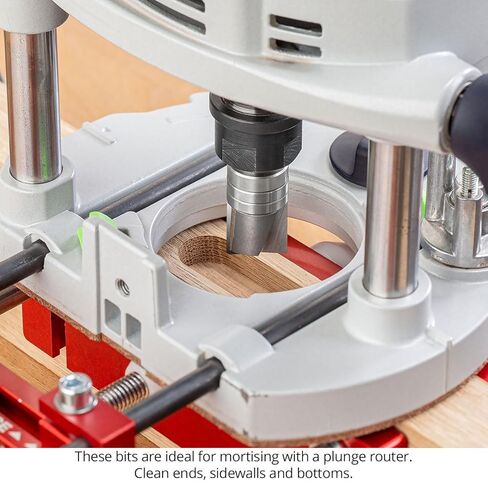 Plunging Template Router Bit, 1/2" SH, 3/4" CL, 3/4" CD, 2-Flute, Carbide Tipped Plunge Bit for Template + Mortising + Dados + Rabbets, USA-Made US520707PLT in Saudi Arabia