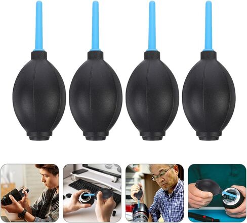 4pcs Portable Air Blower Dust for DSLR Camera Sensor Lens Filter, Compressed Air Squeeze Ball Pump for Electronics and Outdoor Photography Cleaning in Saudi Arabia