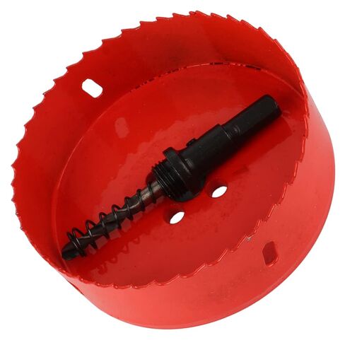 M42 HSS ثقب المنشار القاطع مثقاب أداة القطع المعدنية المهنية الثقيلة لأنابيب الحديد الألومنيوم الفولاذ المقاوم للصدأ الخشب 110 مم قطر البناء الصلب عالية السرعة in Kuwait