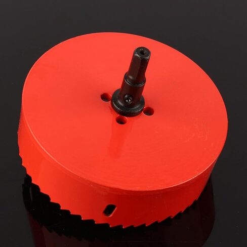 M42 HSS ثقب المنشار القاطع مثقاب أداة القطع المعدنية المهنية الثقيلة لأنابيب الحديد الألومنيوم الفولاذ المقاوم للصدأ الخشب 110 مم قطر البناء الصلب عالية السرعة in Kuwait