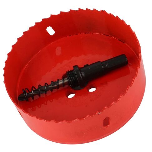 M42 HSS ثقب المنشار القاطع مثقاب أداة القطع المعدنية المهنية الثقيلة لأنابيب الحديد الألومنيوم الفولاذ المقاوم للصدأ الخشب 110 مم قطر البناء الصلب عالية السرعة in Kuwait