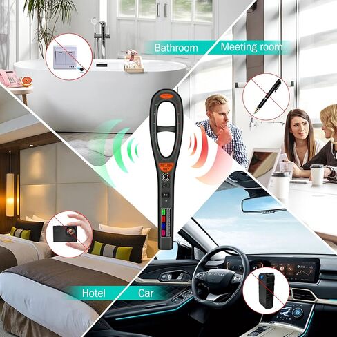 كاشف أخطاء نظام تحديد المواقع العالمي (GPS)، كاشف مكافحة التجسس لتتبع نظام تحديد المواقع العالمي (GPS) للسيارة/إشارة التردد اللاسلكي، مكتشف الكاميرا الخفية H10، مكنسة الأخطاء الإلكترونية لتردد الراديو اللاسلكي in Kuwait