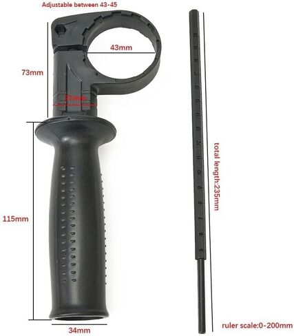 Electric Hammer Impact Drill Handle Side Replacement Tools Grinding Machine in Saudi Arabia