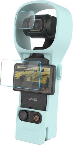 Protective Case for DJI Osmo Pocket 3, Shockproof Carrying Shell Cover with Anti-Slip Grip, Full Body Protection, Lightweight and Durable Housing for DJI Pocket 3 Accessories - Purple in Saudi Arabia