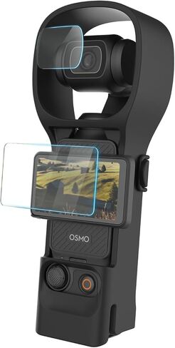 حافظة واقية لجهاز DJI Osmo Pocket 3، غطاء مقاوم للصدمات مع قبضة مضادة للانزلاق، حماية كاملة للجسم، غطاء خفيف الوزن ومتين لملحقات DJI Pocket 3 - أرجواني in Kuwait