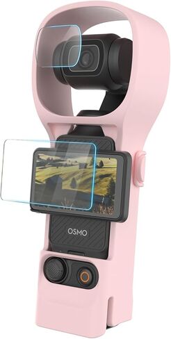 Protective Case for DJI Osmo Pocket 3, Shockproof Carrying Shell Cover with Anti-Slip Grip, Full Body Protection, Lightweight and Durable Housing for DJI Pocket 3 Accessories - Purple in Saudi Arabia