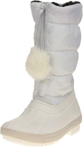 PAJAR FAY Womens Tall Insulated Waterproof Winter Snow Boot, White, 10 in Saudi Arabia