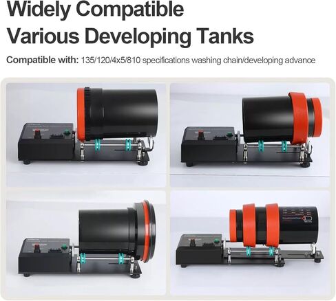 آلة معالجة أفلام الغرفة المظلمة الأوتوماتيكية، آلة معالجة أفلام الغرفة المظلمة الأسطوانية، مؤقت 1-30 دقيقة، السرعة القصوى 281 دورة في الدقيقة، 4 برامج محددة مسبقًا، متوافقة مع خزانات التطوير المختلفة in Saudi Arabia
