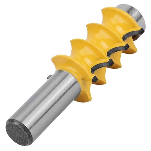 Triple Bead Router Bit Micro Carbide Cutter Blade Solid Hardened Steel Anti Kickback Design Welding Technology for Woodworking Projects 1/2 Shank 3/16 Radius in Saudi Arabia
