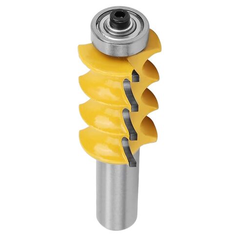 Triple Bead Router Bit Micro Carbide Cutter Blade Solid Hardened Steel Anti Kickback Design Welding Technology for Woodworking Projects 1/2 Shank 3/16 Radius in Saudi Arabia