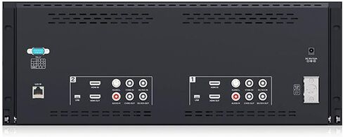 D101 Plus Dual 10.1" 4RU Rackmount Monitor 4K HDMI SDI 1920x1200IPS Intuitive Buttons + New menu Interface in Saudi Arabia