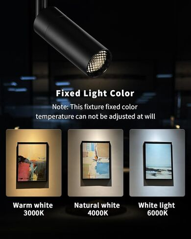 Zoomable LED Ceiling Spotlight Fixture, Flush Mount Adjustable Spotlight, Indoor Bright Accent Monopoint Fixture for Living Room Bedroom Loft Cafe Bar in Saudi Arabia