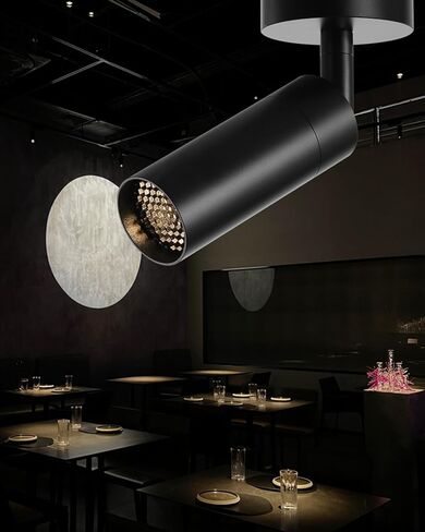 Zoomable LED Ceiling Spotlight Fixture, Flush Mount Adjustable Spotlight, Indoor Bright Accent Monopoint Fixture for Living Room Bedroom Loft Cafe Bar in Saudi Arabia