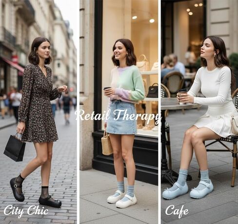Cute Bow Eva Mary Jane Mule Clogs - Waterproof Bow Knot Buckle Strap Non-Slip Comfortable Garden Shoes Coquette Aesthetic Footwear for Nurse Work, Rainy Day & Beach in Saudi Arabia