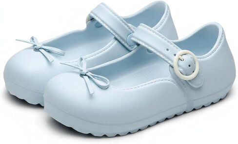 Cute Bow Eva Mary Jane Mule Clogs - Waterproof Bow Knot Buckle Strap Non-Slip Comfortable Garden Shoes Coquette Aesthetic Footwear for Nurse Work, Rainy Day & Beach in Saudi Arabia