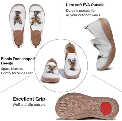 Women's Comfort Soft Walking Shoes Slip On Sneakers Knitted Art Painted Casual Loafers in Saudi Arabia