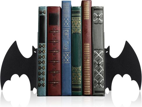 Geelin Peeping Cat Metal Bookends Set of 2 Styles Book Ends for Shelves Bookshelf Home Office Desk Bookshelf Decor Gift for Cat Lovers and Reading Enthusiasts(Lovely Style) in Saudi Arabia