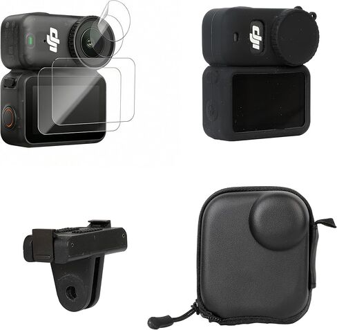 مجموعة حماية PellKing 9in1 لـ DJI OSMO Nano: مع واقي شاشة للعدسة وحقيبة محمولة وحافظة من السيليكون وملحقات محول تثبيت مغناطيسي سريع التحرير in Kuwait
