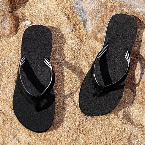 Flip Flops for Women Arch Support Comfortable Summer Beach Yoga Mat Cushion PU Thong Sandals in Saudi Arabia