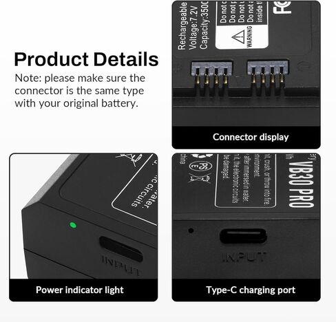 2-Pack VB26 VB30 Battery Replacement for GODOX V1C V1F V1N V1S V1Pro-C V1Pro-F V1Pro-N V1Pro-S V1Pro-O V100-C V100-F V100-N V100-S V100-O V860III-C V860III-F V860III-N V860III-S Camera Flash Speedlite in Saudi Arabia