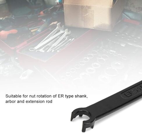 Garosa ER11 Wrench High Carbon Steel Clamping Nut Wrench for Arbor Nut Non Slip Handle CNC Tool M Type ER11-UM in Saudi Arabia