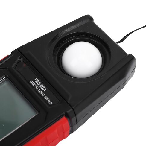 أداة قياس سطوع الضوء المحمولة مع شاشة LCD، مقياس ضوء عالي الدقة لاستوديوهات التصوير الفوتوغرافي، نطاق من 0.1 إلى 200000LX، تصميم مضغوط in Kuwait