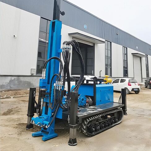 All-Hydraulic Core Drill Rig with Crawler Mobility, Hydraulic Core Diamond Drill Rig for Rock Core Drilling and Mineral Exploration with Advanced Hydraulic Control System in Saudi Arabia
