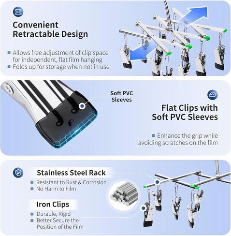 JJC Film Developing Photo Tray + Drying Hanging Rack in Saudi Arabia