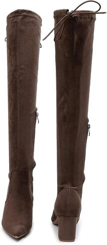 VenusCelia Women's Charlotte OverKnee Stretchy Boot in Saudi Arabia